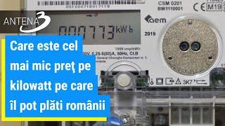 Care este cel mai mic preţ pe kilowatt pe care îl pot plăti românii