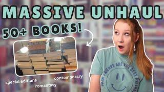 over 50 books GONE!  | MY FIRST EVER UNHAUL