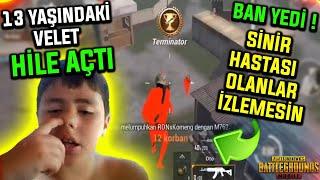 13 YAŞINDAKİ HİLECİ VELETLE VS ATTIM ! BAN YEDİ ÇILDIRDI ! PUBG Mobile Hileleri