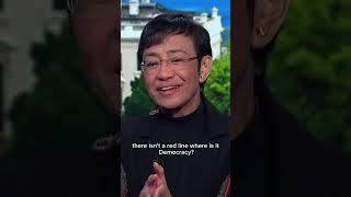 Nobel Prize winner Maria Ressa on the state of U.S. Democracy