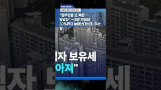 정부가 내년 아파트 공시가격에 시세 변동분만 반영하기로 결정하면서 서울 강남 3구의 보유세 부담이 증가할 전망입니다 #뉴스 #부동산 #이슈