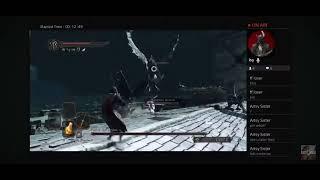 Dark Souls 2 - Artsy Sister vs a bunch of Gargoyle