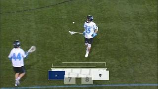 Joel Tinney scores on a hidden ball trick against Navy