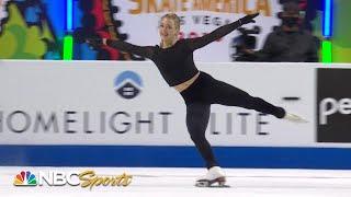 Amber Glenn shows off new triple Axel after mastering it in quarantine | NBC Sports