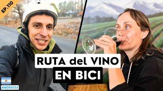  We travel the WINE ROADS of MENDOZA… BY BIKE!  EP.110 #mendoza