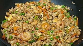 How to make SHRIMP fried rice| Shrimp Fried Rice Recipe