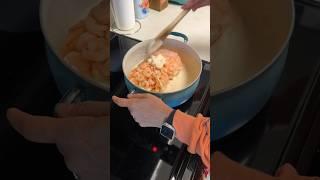 Momma attempts to make Shrimp Alfredo  #joshandmomma #joshsmom