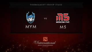 MYM vs M5 - English Commentary - Dota 2 International