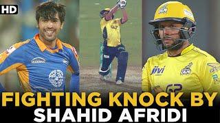 Fighting Knock By Boom Boom Shahid Afridi | Peshawar vs Karachi | HBL PSL | MB2A