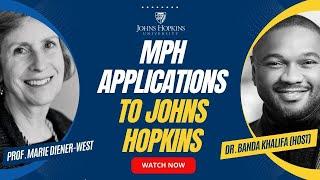 MPH Application in the USA with the Chair of the MPH program at Johns Hopkins