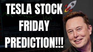  TESLA STOCK FRIDAY PREDICTION! TSLA, SPY, ES, NVDA, QQQ, META, MSFT, COIN, & AMZN PREDICTIONS! 