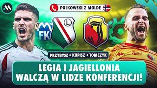 LEGIA VS MOLDE, JAGIELLONIA VS CERCLE W 1/8 LIGI KONFERENCJI | ANALIZA, SKŁADY, ŁĄCZENIA