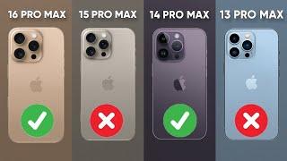 iPhone 16 Pro Max VS iPhone 15 Pro Max VS iPhone 14 Pro Max VS iPhone 13 Pro Max | Comparison