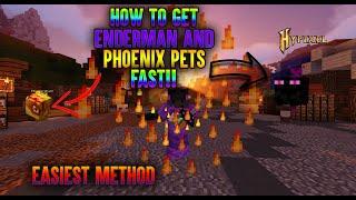 Hypixel Skyblock - Fastest way to get Phoenix and Enderman Pet!!