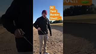 30 yard bunker shot!! ️ #golf