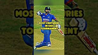 MOST CENTURIES IN ICC ODI TOURNAMENT #indiancricketlovers #indiancricketer #explore