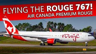 Flying the Air Canada Rouge 767! Premium Rouge Orlando to Toronto