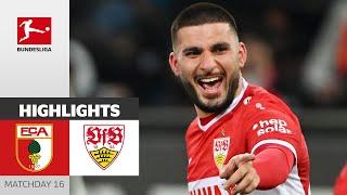 Undav Makes The Difference! | FC Augsburg - VfB Stuttgart | Highlights | MD 16 – Bundesliga 2024/25