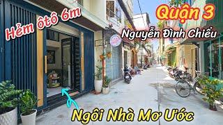 Bán Nhà Quận 3 Chợ Bàn Cờ | Hẻm Xe Hơi Rộng 6m | Mới Đẹp Với 3 Phòng Ngủ