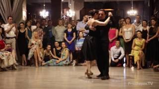 Sergey Sokhnenko & Elena Sergienko, 4-4, Moscow, Russia, in milonga "Planetango" 28.07.2017