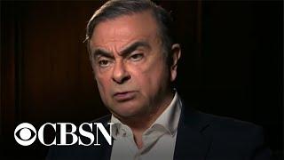 Fugitive former Nissan CEO Carlos Ghosn maintains innocence in CBS interview