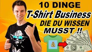 T SHIRT BUSINESS STARTEN - 10 Tipps & Erfahrungen für Print on Demand Anfänger