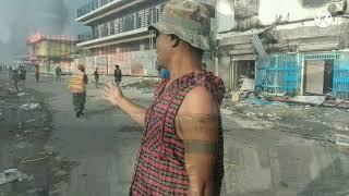 Aftermath of Riot in Honiara, Solomon Islands.2021