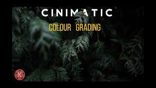 cinematic color grading kinemaster/best cinematic color grading kinemaster/Moody green colour gradin