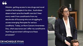 Monique Ryan MP, Question to Minister Butler