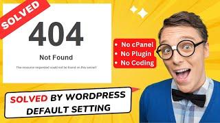 [ SOLVED ] 404 Not Found The Resource Requested Could Not Be Found on This Server in WordPress