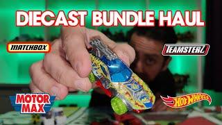 WHAT DID I GET?: Diecast bundle haul including matchbox, hot wheels motor max, teamstarz and more