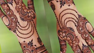 New Stylish Arabic Henna Design/Easy Mehandi Design/mehndi designs back hand simple/mehndi