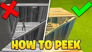 How To Peek Correctly In Fortnite