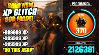 *SOLO* 2 NEW God Modes! XP GLITCH (AFTERPATCH) DO THIS ASAP! INSANE/EASY LEVELS - BO6 Zombies Glitch