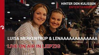 Premiere für Luisa Merkentrup & Lenaaaaaaaaaaaaa: LIVE ON AIR in Leipzig!  #partnerpferdleipzig