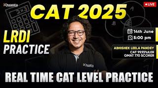 CAT 2025 LRDI Practice Session | Solve CAT level LRDI sets with 99.9%iler | ALP Sir