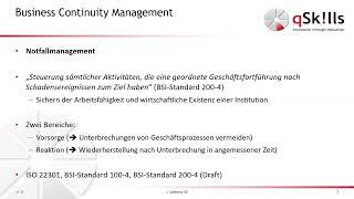 Business Continuity Management (BCM) - was bedeutet Notfallmanagement in der heutigen Zeit?