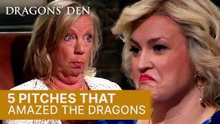 Top 5 Pitches That Have Astounded The Dragons | Vol 1| COMPILATION | Dragons' Den