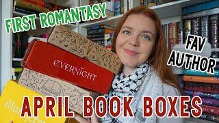 Unboxing April Book Boxes | Fairyloot Adult & Romantasy and Illumicrate & Evernight