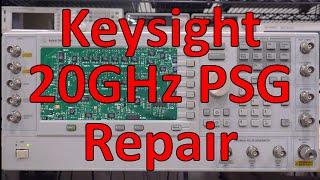 TSP #217 - Agilent E8267C 20GHz PSG RF Vector Signal Generator Teardown, Repair & Analysis