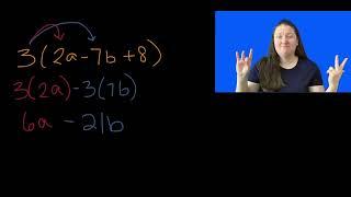 Distributive Property with Variable (ASL)