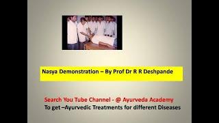 Ayurveda l Ayurveda Activities l Professor Dr.R.R.Deshpande l @AyurvedaAcademy19