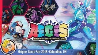 A.E.G.I.S.: Combining Robot Strategy Game — game preview at Origins 2018