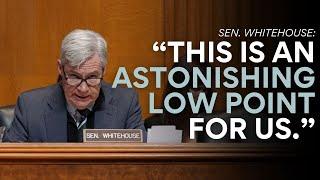 "An Astonishing Low Point for Us:" Sen. Whitehouse Blasts EPA's "Most Unfit Nominee Ever"