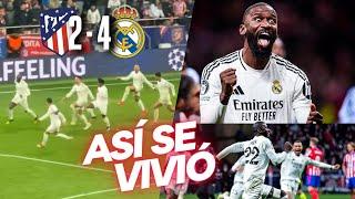  ATLÉTICO de MADRID 2-4 REAL MADRID  REACCIÓN TANDA DE PENALTIS OCTAVOS FINAL CHAMPIONS LEAGUE