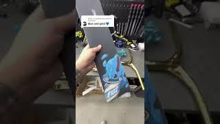 Amazing Blue & Gold Stunt Scooter! 