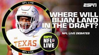 Where will Bijan Robinson land in the 2023 NFL Draft? | NFL Live