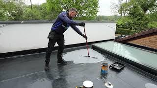 Bond It Roof Seal Liquid Roofing Membrane For Fixing Roof Leaks | Tutorial | How To Apply