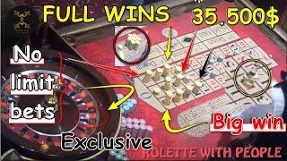 LIVE ROULETTE | EXCITING TABLE   LOTS OF CHIPS  IN CASINO LAS VEGAS  IN Thursday  EXCLUSIVE