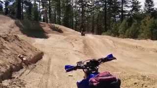 2014 BMW R1200GS Jumping in Lake Tahoe sand pit - off roading GS